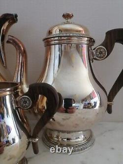 CHRISTOFLE silver plated Coffee Tea sugar set 3 pcs Louis XVI