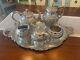 Clean 6 Pc S Kirk & Son Co Repousse Sterling Silver Tea / Coffee Set Ca. 1920