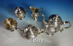 Chantilly Countess by Gorham Sterling Silver Coffee Tea Set 5pc (#2967)