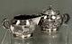Chinese Export Silver Dragon Tea Set C1890 Signed