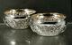 Chinese Export Silver Tea Set (2) Tea Bowls C1890 Signed