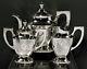 Chinese Export Silver Tea Set C1890 Nanking Silver 59 Ounces