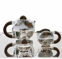 Christofle 1925 Art Deco Silver Plated Tea / Coffee Service -Set of 3 Cond. New