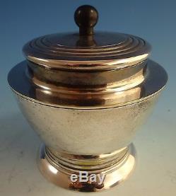 Christofle Art Deco Silverplate Tea Set with Tray 5pc (#1444)