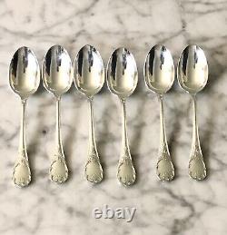 Christofle Marly Silver Plated Tea/coffee Set Of Spoons 6 Pcs