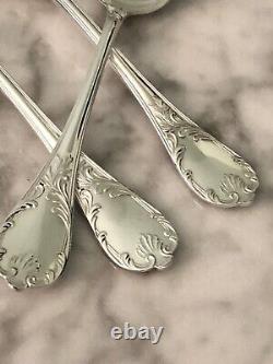 Christofle Marly Silver Plated Tea/coffee Set Of Spoons 6 Pcs