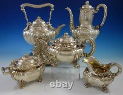 Chrysanthemum by Tiffany and Co Sterling Silver Tea Set 5pc (#2798) Magnificent