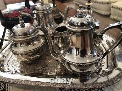 Collectible Morrocan SADF Silver Tea set. Great Condition