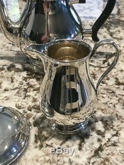 Complete Tiffany & Co Queen Anne 5-pc Museum Quality Sterling Silver Tea Set