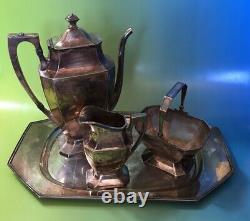 Derby S. P. Co. International 1686 W. M. Mounts Coffee/Tea set