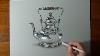 Drawing A Crazy Realistic Silver Teapot