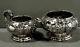 Durgin Sterling Silver Tea Set C1895 Hand Decorated