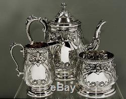Durham Sterling Silver Tea Set c1950 NEW YORK (RARE) 50 OZ
