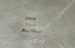 Durham Sterling Tea Set Tray c1950 HAND DECORATED NO MONO 170 OZ