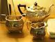 Edward Vii Antique 112 Years Old Sterling Silver Tea Pot Set Very Heavy