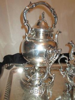 Early 1900's Silver Plated 7 Piece Tea/Coffee Set