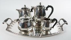 Early 20th Century Gallia Christofle Silverplated Tea Set with Tray