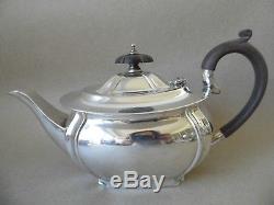 Edwardian sterling silver tea set 1910, John Round