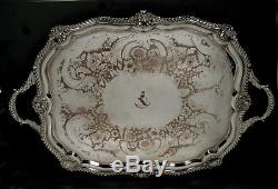 Ellis Barker Silver Plated Tea Set Tray SIGNED RADCLIFFE FAMILY 27