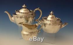 English King by Tiffany & Co. Sterling Silver Tea Set Sugar Creamer 3pc (#0173)