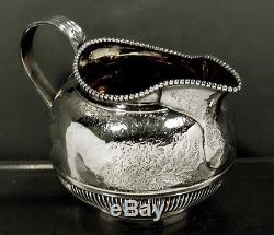 English Sterling Silver Tea Set 1891 Martin & Hall