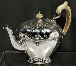 English Sterling Silver Tea Set RENAISSANCE REVIVAL 1923