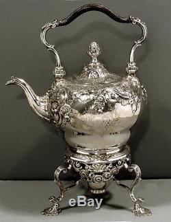 English Sterling Tea Set 1750 FITZHERBERT 73 OZ WAS $6500 NO RESERVE