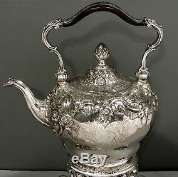 English Sterling Tea Set 1750 FITZHERBERT 73 OZ WAS $6500 NO RESERVE