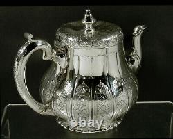 English Sterling Tea Set 1864 PERSIAN TASTE