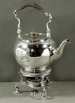 English Sterling Tea Set 1896 PHILLIP FAMILY
