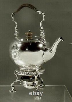 English Sterling Tea Set 1896 PHILLIP FAMILY