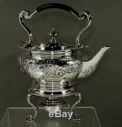 English Sterling Tea Set 1902 CLASSICAL 64 OUNCES
