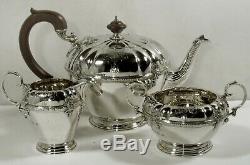 English Sterling Tea Set 1951 QUEEN ANNE