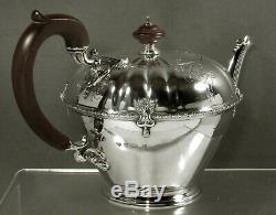 English Sterling Tea Set 1951 QUEEN ANNE