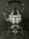 English Sterling Tea Set Kettle & Stand 1901 Queen Anne Manner