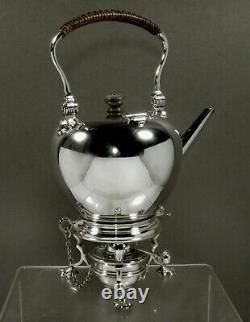 English Sterling Tea Set Peter Guille QUEEN ANNE