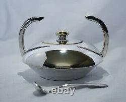 Escapade Vintage Art Deco Style Silver-plate Tea Set-Handmade in Paris