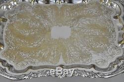 F. B. Rogers Silver Co. 7 Piece Silver Plate Coffee Tea Set Platter Serving Tray