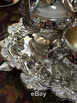 FB Rogers Silver Plate Coffee & Tea Service Set