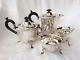 Four Piece 1920's Solid Silver Tea Set Martin, Hall & Co, Sheffield