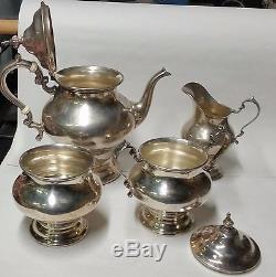 FOUR Piece Gorham Sterling Silver Tea Service Set. 925 1680 grams