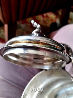 FRENCH STERLING SILVER STUNNING TEA SET C1880's MINERVA 950/1000 1392GM EXCON