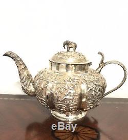 Fabulous Indian Silver Tea Set -lucknow