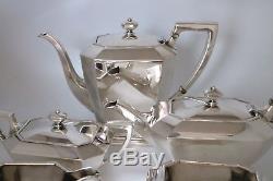 Fairfax by Gorham Sterling Silver Coffee Tea Set 5 Pcs