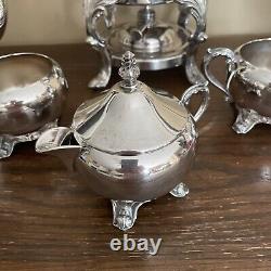 Fb Rogers Vintage Silver Plated 6 Pc. Tea/coffee Serving Set With Urn