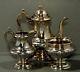 Ford & Tupper Sterling Tea Set C1870 Hand Decorated Persian