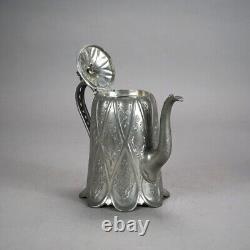 Four Piece Antique Silver Plated Tea Set C1890