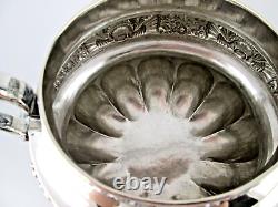 Four Piece Tea Set Coin Silver Pelletreau, Bennett & Cook NYC 1820s