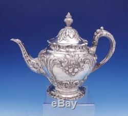 French Renaissance by Reed and Barton Silverplate Tea Set 5pc #6000 (#3131)