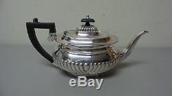 GORGEOUS 5-PC. EDWARDIAN SHEFFIELD SILVER PLATE TEA / COFFEE SET, c. 1900-10